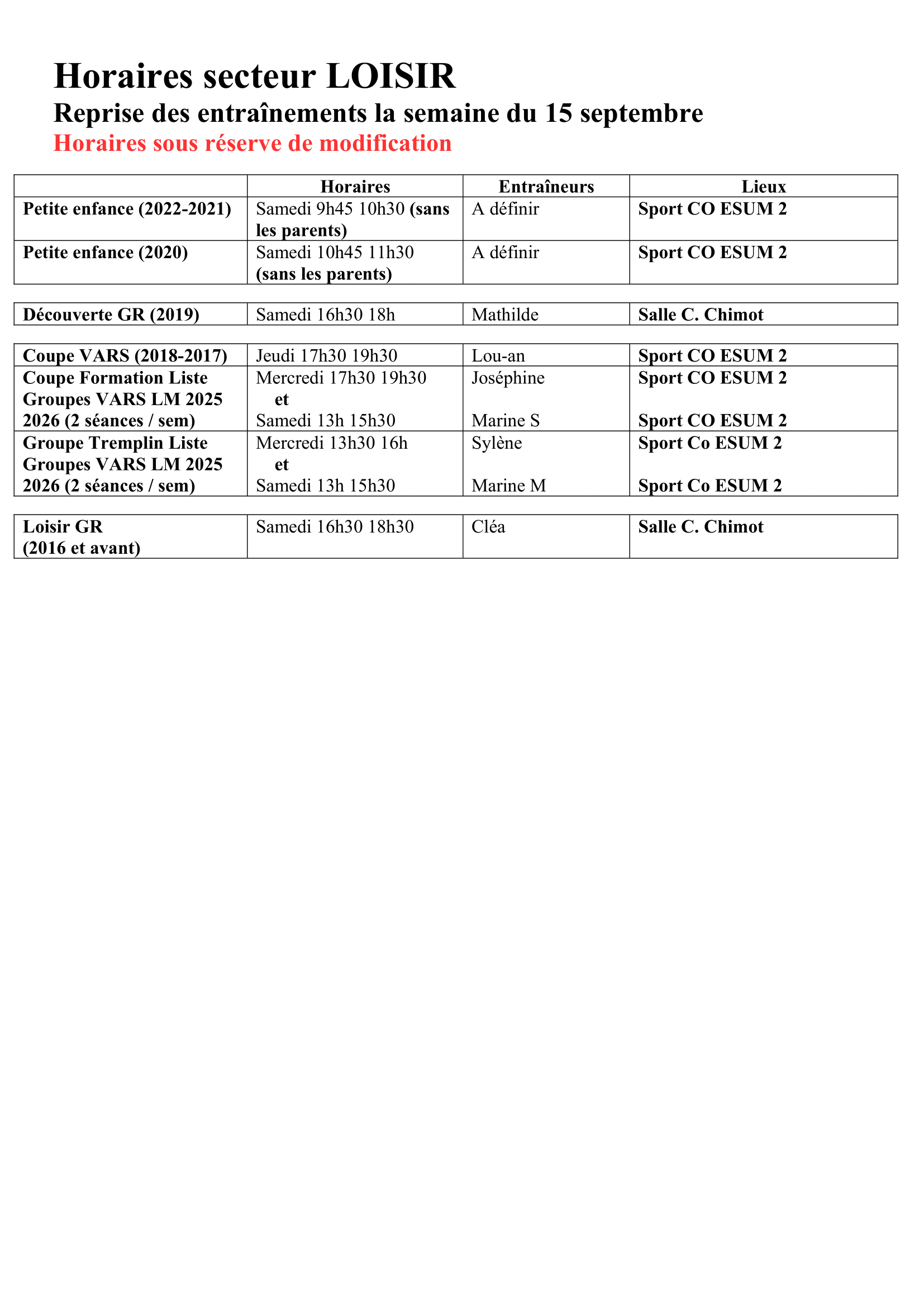 Horaires 2025 2026 VARS LM(1)-1